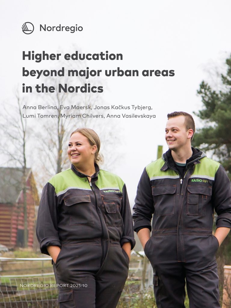 Report cover image, two smiling persons outdoors wearing uniform