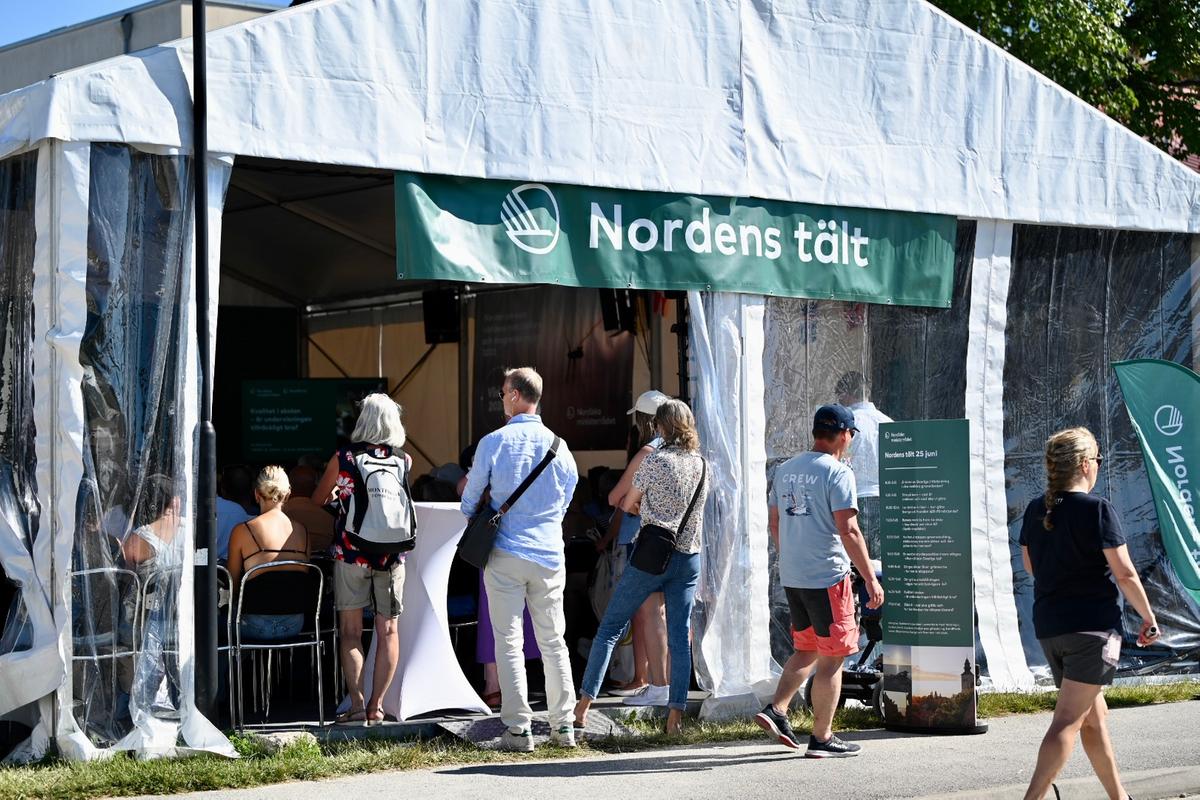 Nordic tent at Almedalen