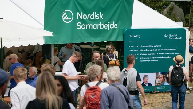 Nordic tent at Folkemodet