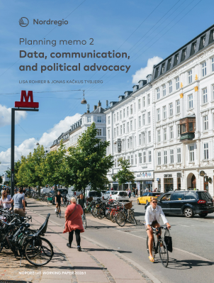 Cover photo of cyclists in sunny Copenhagen