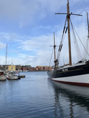Harbour in western Torshavn, Faroe Islands