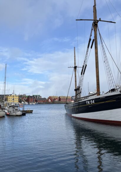 Harbour in western Torshavn, Faroe Islands