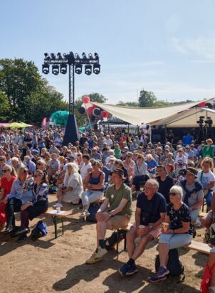 Democracy festival audience at Folkemødet, Bornholm