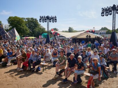 Democracy festival audience at Folkemødet, Bornholm