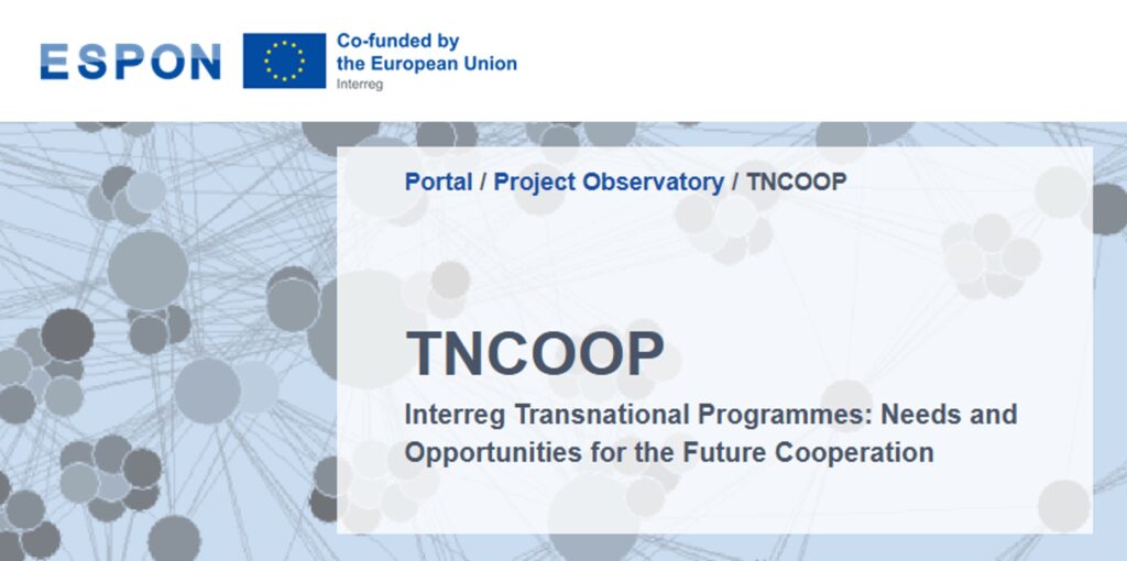 ESPON TNCOOP portal