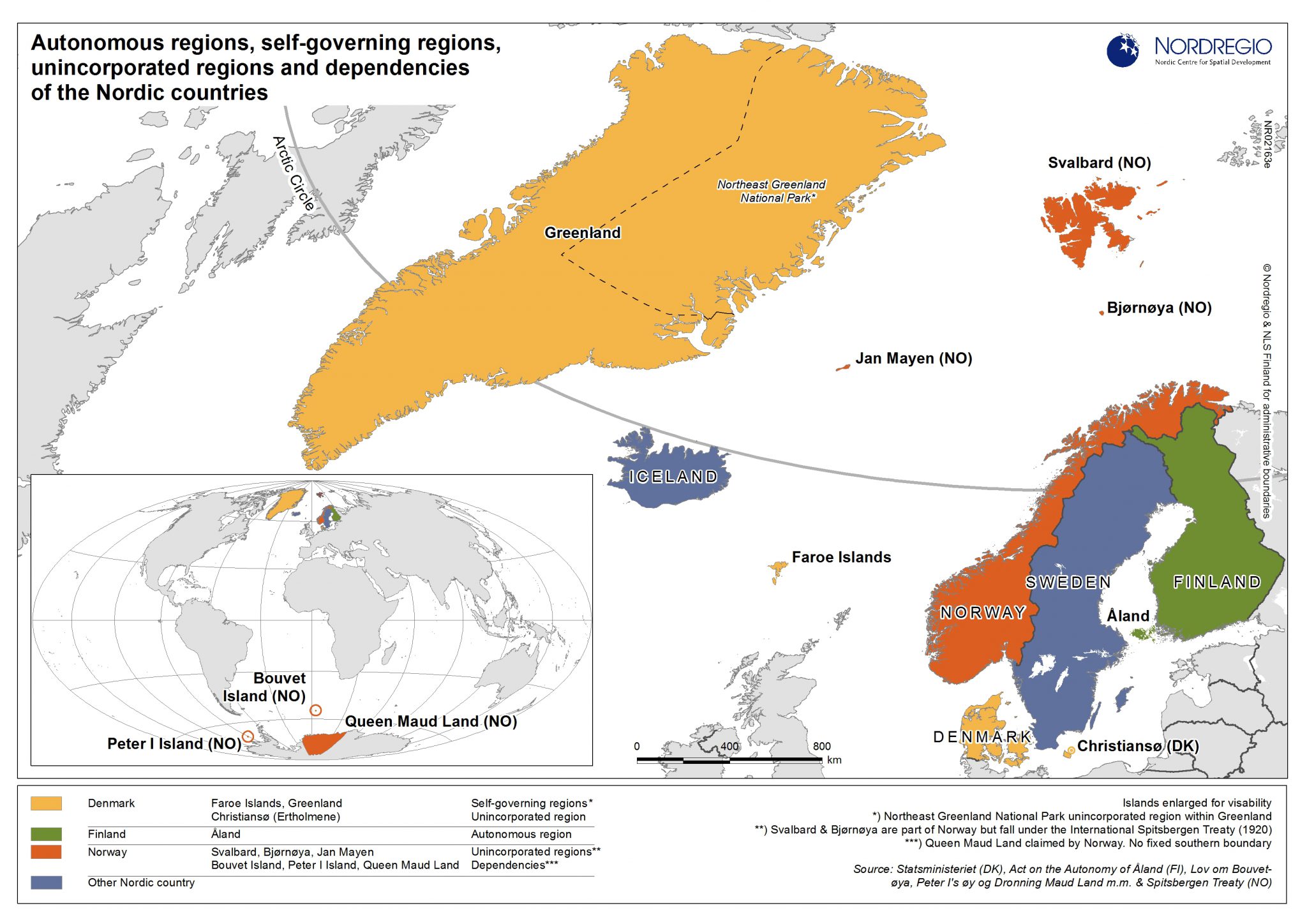 Map of the Nordic Arctic Region (NAR). Country borders are shown in