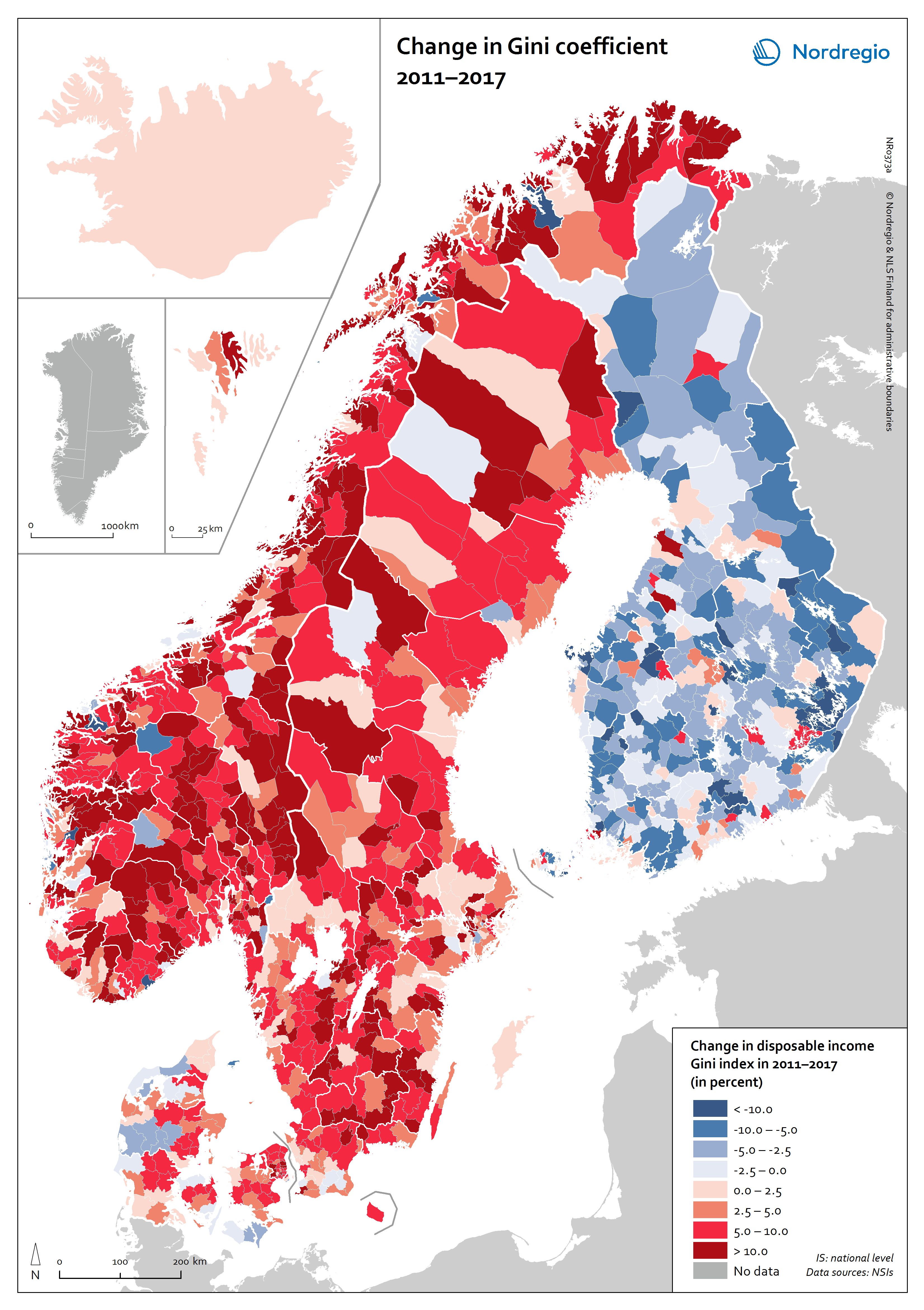 Change In Gini Coefficient 2011 2017 Nordregio   0373a Nordic Gini Coeff 2011 2017 Web 