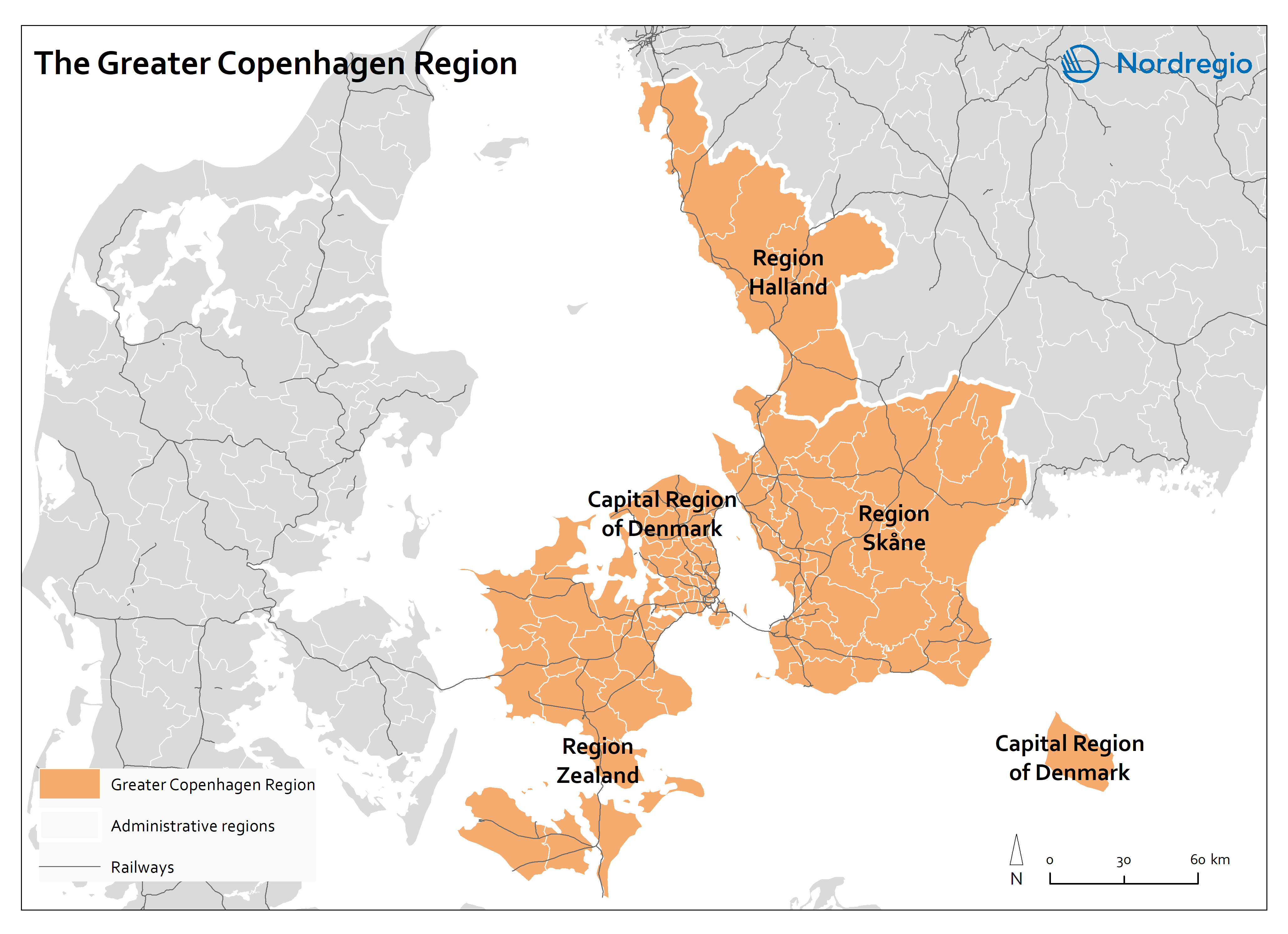 Population Density Map of Denmark : MapPorn