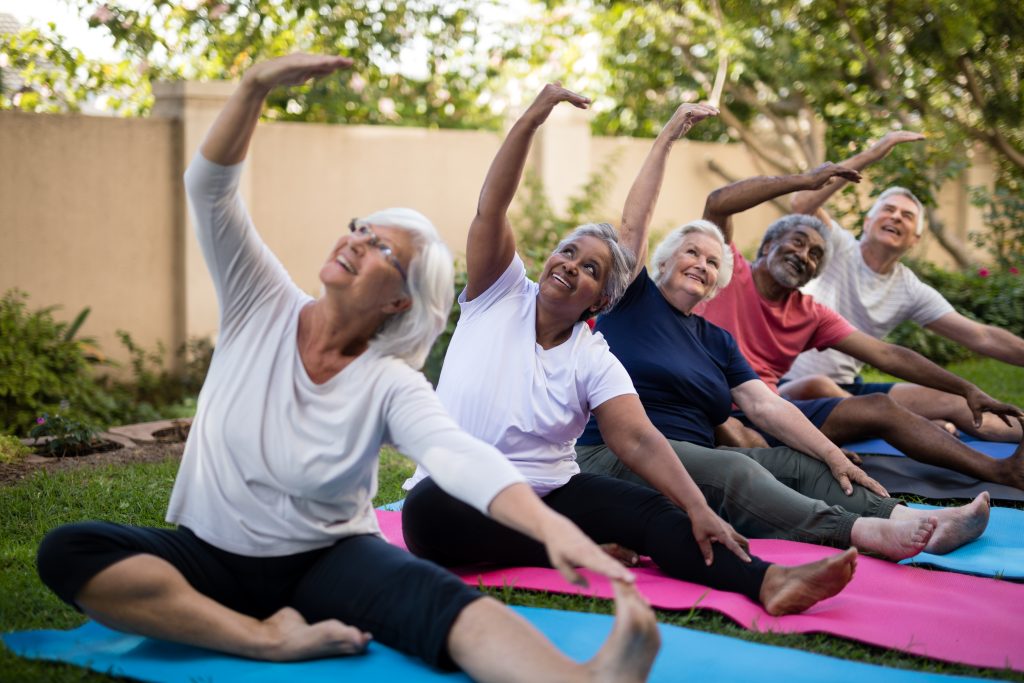 Diverse Group Of Older People