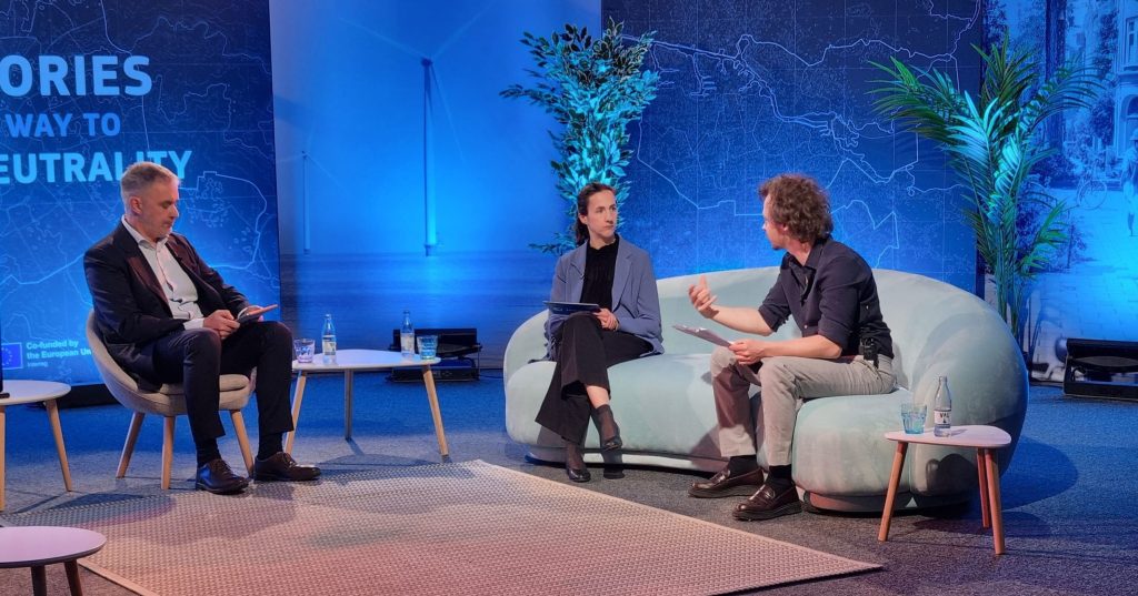 event speakers in a studio